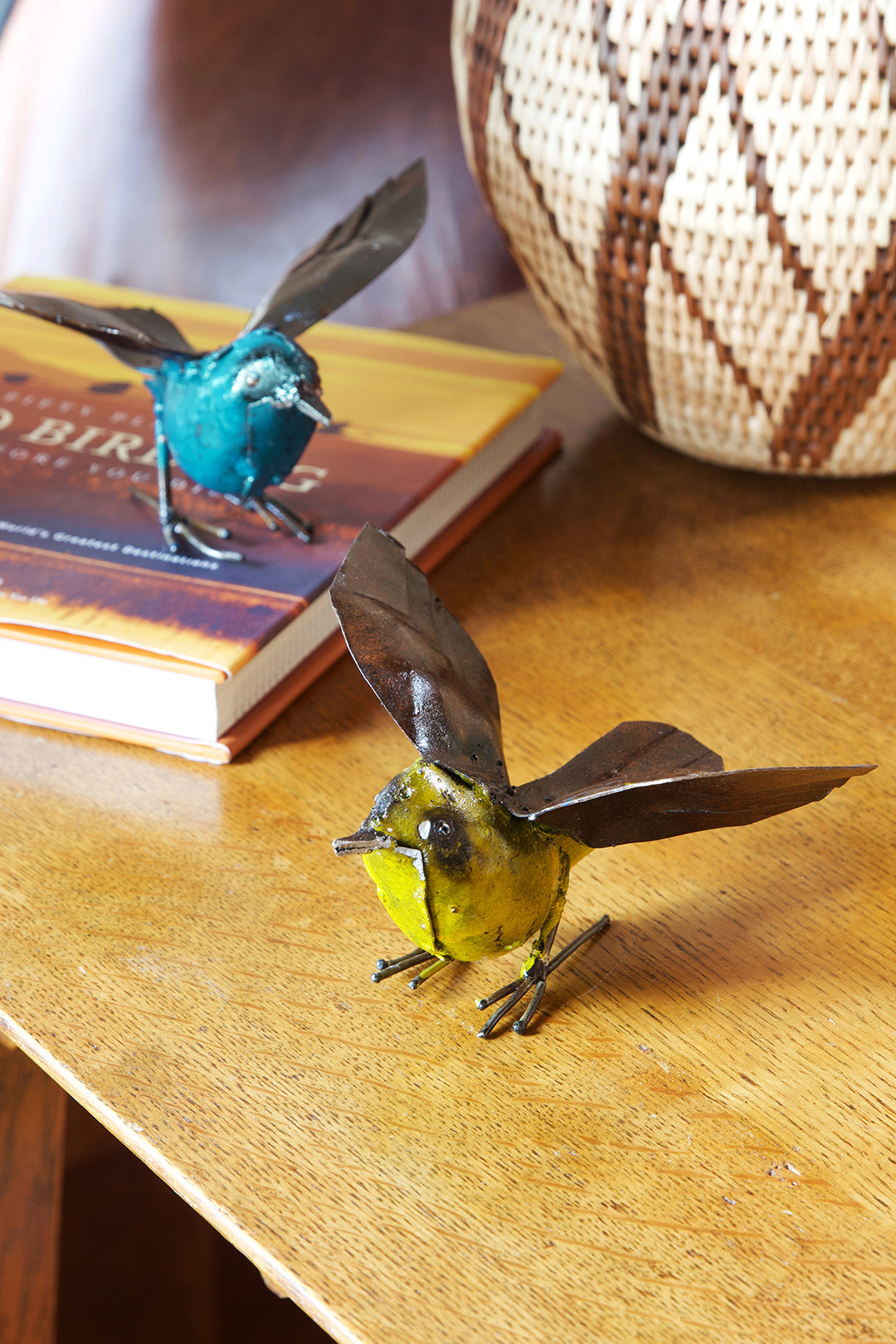 Colorful Fluttering Bird Sculpture [Choose a Color]