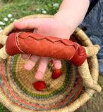 Assorted Navy & Natural Baby Bolga Baskets from Ghana