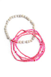 Zulugrass & Natural Porcelain Bracelet Duet - Available in 4 Colors