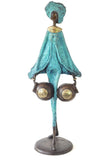 Graceful Strength Bronze Sculpture from Burkina Faso