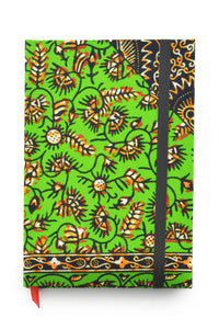 Ankara Wax Cloth Covered Journals - Cool Colors