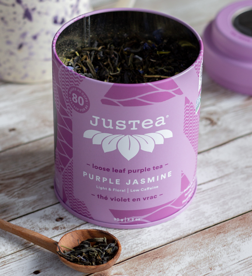 JusTea® Purple Jasmine Loose Leaf Tea