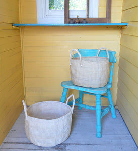 Natural Cream Sisal Floor Baskets