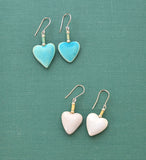 Heart and Soul Handcrafted Porcelain Earrings