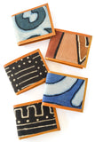 Assorted Malian Mudcloth and Leather Small Wallet