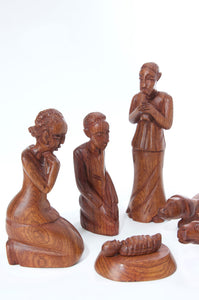 Kola Wood Nativity Scene