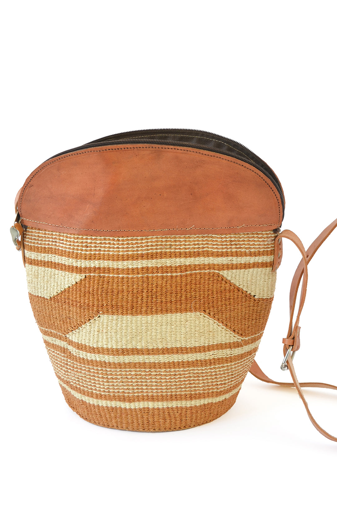 Sand Dune Sisal Purse with Leather Top Default Title