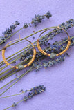 Hammered Hoop Earrings with Gold and Copper Hishi Beads