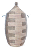 Silver Zipper XL Senegalese Hamper