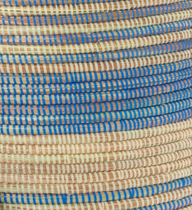 Set of 3 Ebb & Flow Striped Flat Lid Hamper Baskets