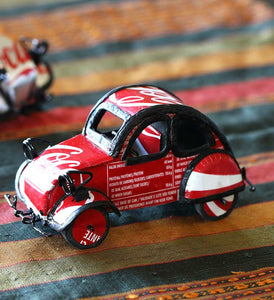 Upcycled Soda Can Car Sculptures from Senegal