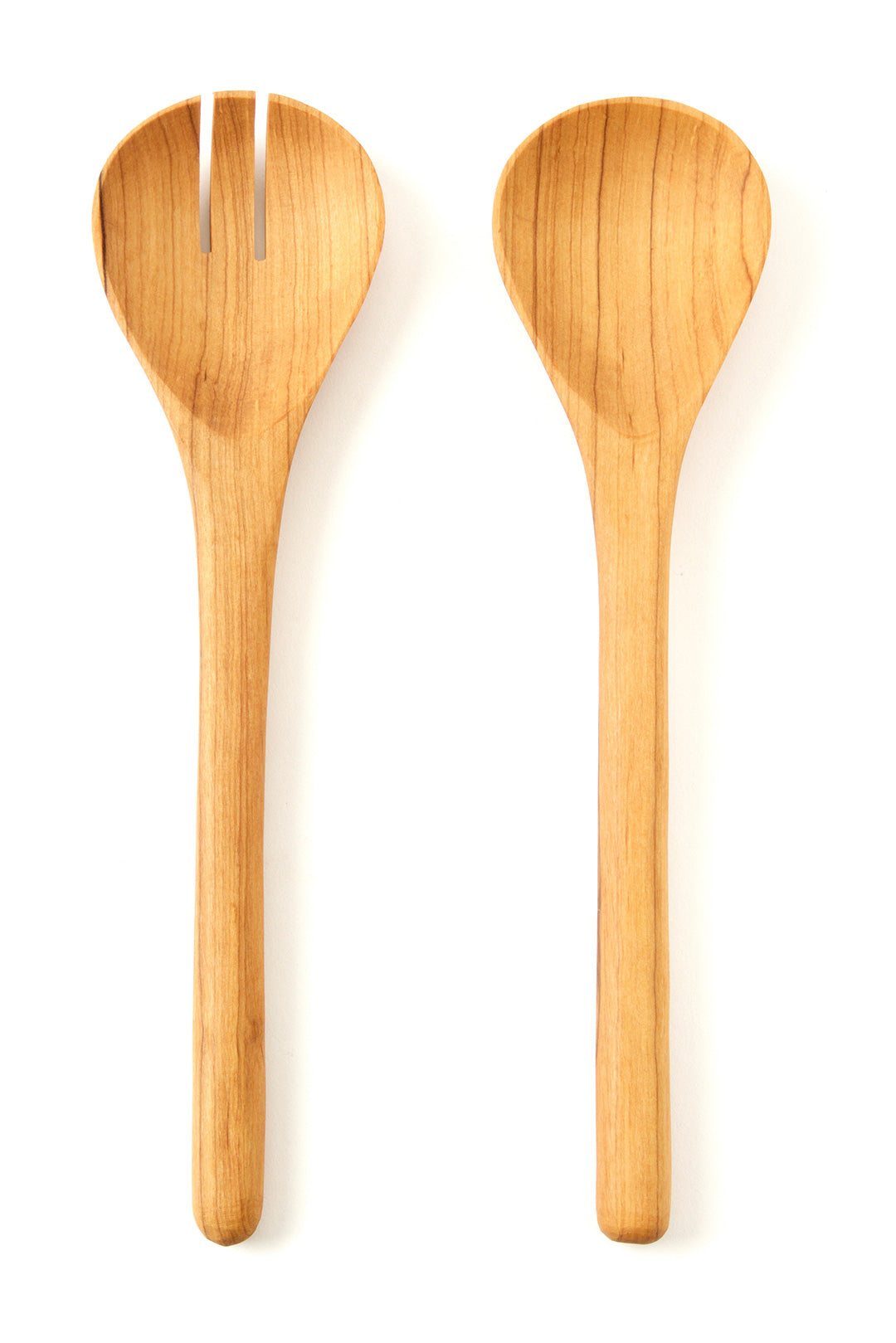 Olive Wood Simple Salad Servers Default Title