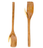 Wood & Bone Salad Server Hands - Kitchen Handmade in Africa - Swahili Modern - 3