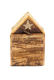 Banana Fiber Single Door Stable Nativity Default Title