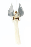 Flying Angel Ornament with Recycled Wings