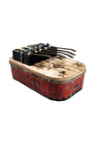 Square Recycled Can Kalimba Square Recycled Can Kalimba