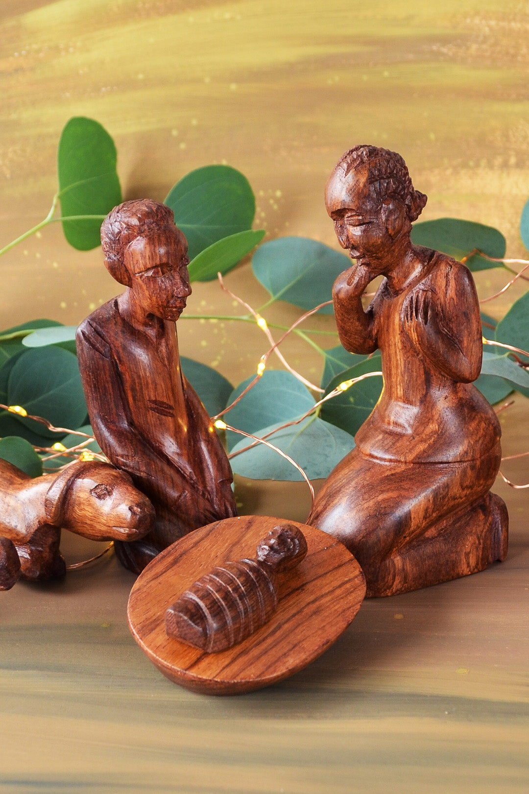 Kola Wood Nativity Scene