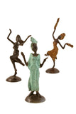 Celebrating Ladies Assorted Mini Bronze Sculptures Default Title
