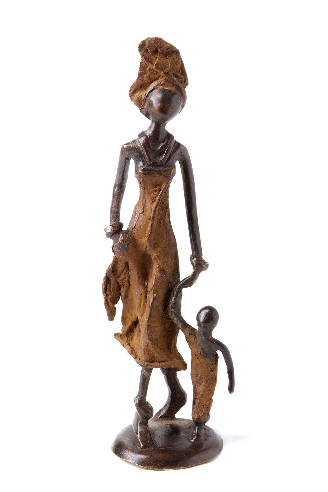 A Mother's Delight Lost Wax Bronze Sculpture