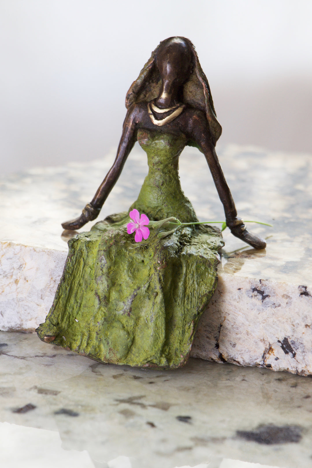 Enchanted Beauty Burkina Bronze Sculpture Default Title