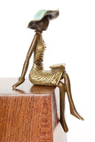 Lustrous Reader Bronze Sculpture Default Title