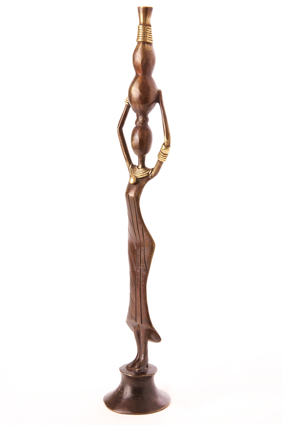 Calabash Water Vessel Bronze Sculpture