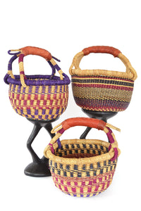 Blackberry Baby Bolga Basket from Ghana