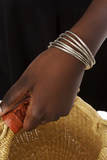 Sleek Sterling Silver Bangle from Senegal
