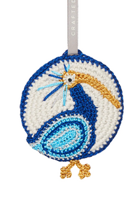 Brave Ibis Ornament, Made by Refugee Women - UN Refugee Agency