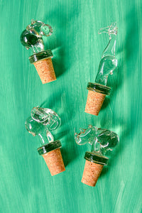 Glass Animal Bottle Stoppers