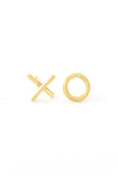 House of Cindimini Brass Hugs & Kisses Earrings