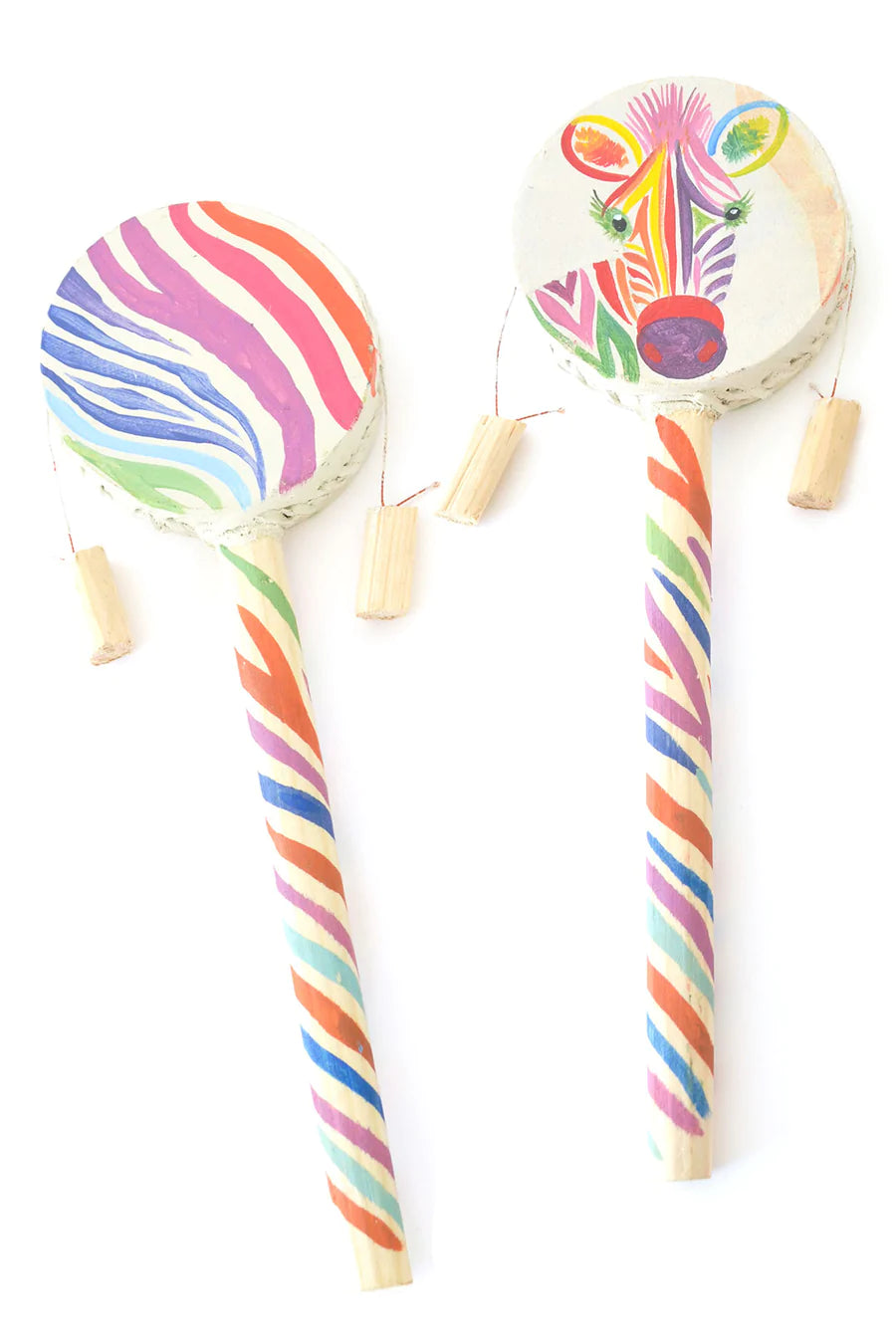 Rainbow Zebra Single Spin Drum