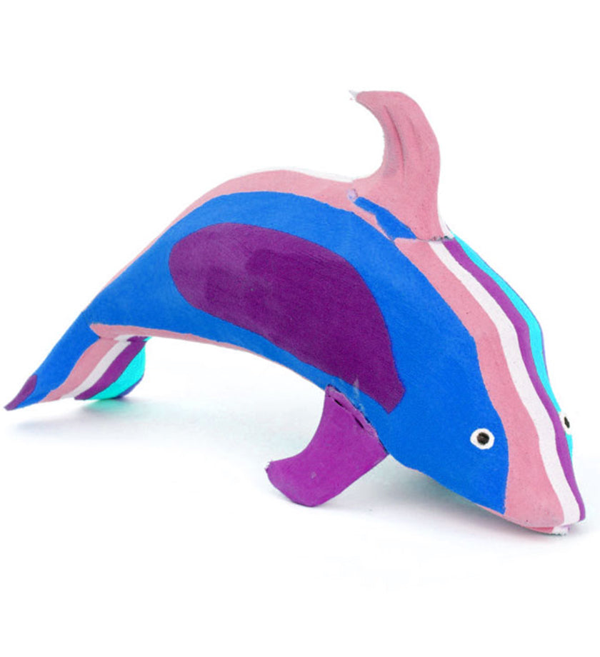 Playful Dolphin Flip Flop Sculptures