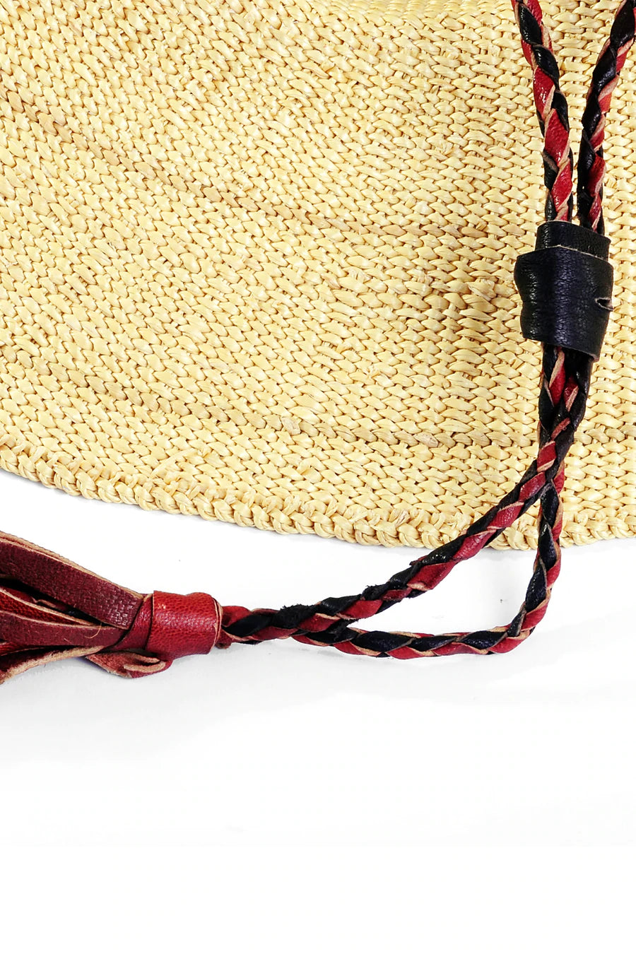 Natural Short Brimmed Grass Hat from Ghana