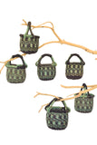 Mint Swirl Teeny Tiny Bolga Baskets