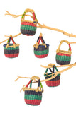 Berry Stripe Teeny Tiny Bolga Baskets