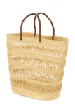 Veta Vera Lace Weave Shopper with Leather Handles Default Title