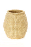 Set of 2 Elephant Grass Barrel Baskets