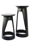 TODD HIDING - 24" Black Tweneboa Wood Portal Table Default Title