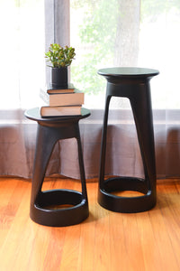 TODD HIDING - 24" Black Tweneboa Wood Portal Table Default Title