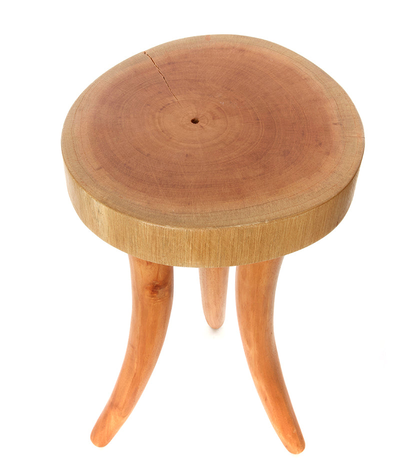 Cedrela Wood Tusk Table from Ghana
