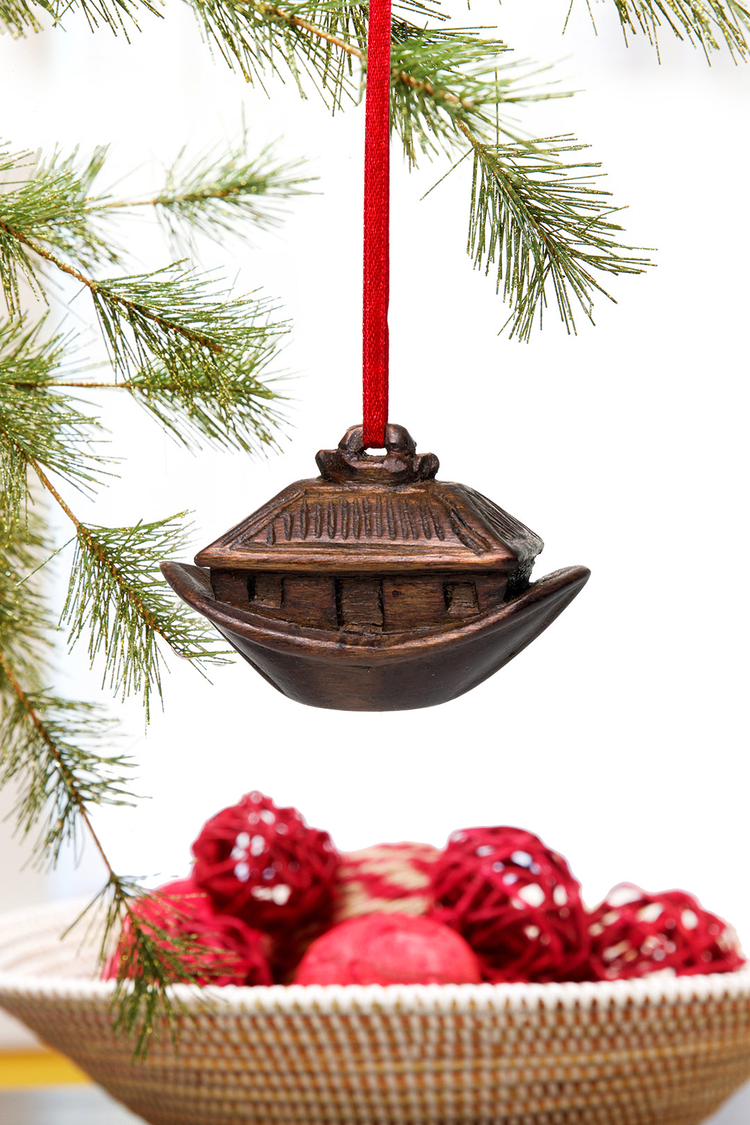 Noah's Ark Jacaranda Wood Ornament