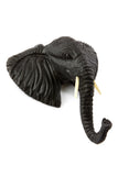 Carved African Elephant Mask Wall Hanging