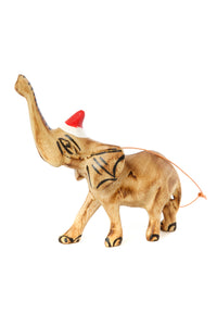 Santa's Little Helper Elephant Ornament Default Title