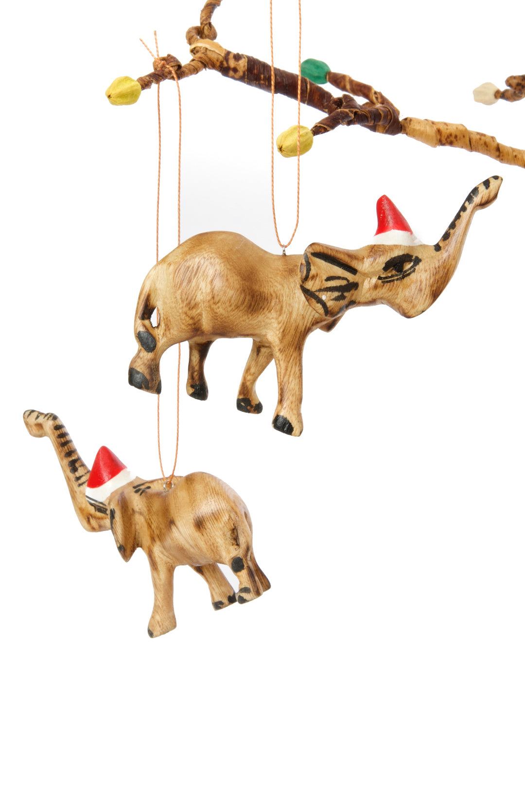 Santa's Little Helper Elephant Ornament Default Title