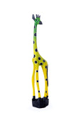 Jacaranda Wood Lemon Lime Giraffe Sculptures Small Lemon Lime Giraffe