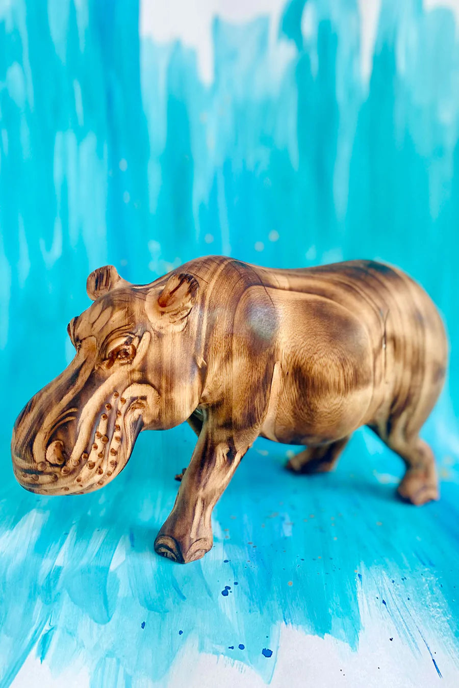 Jacaranda Hippo Sculpture