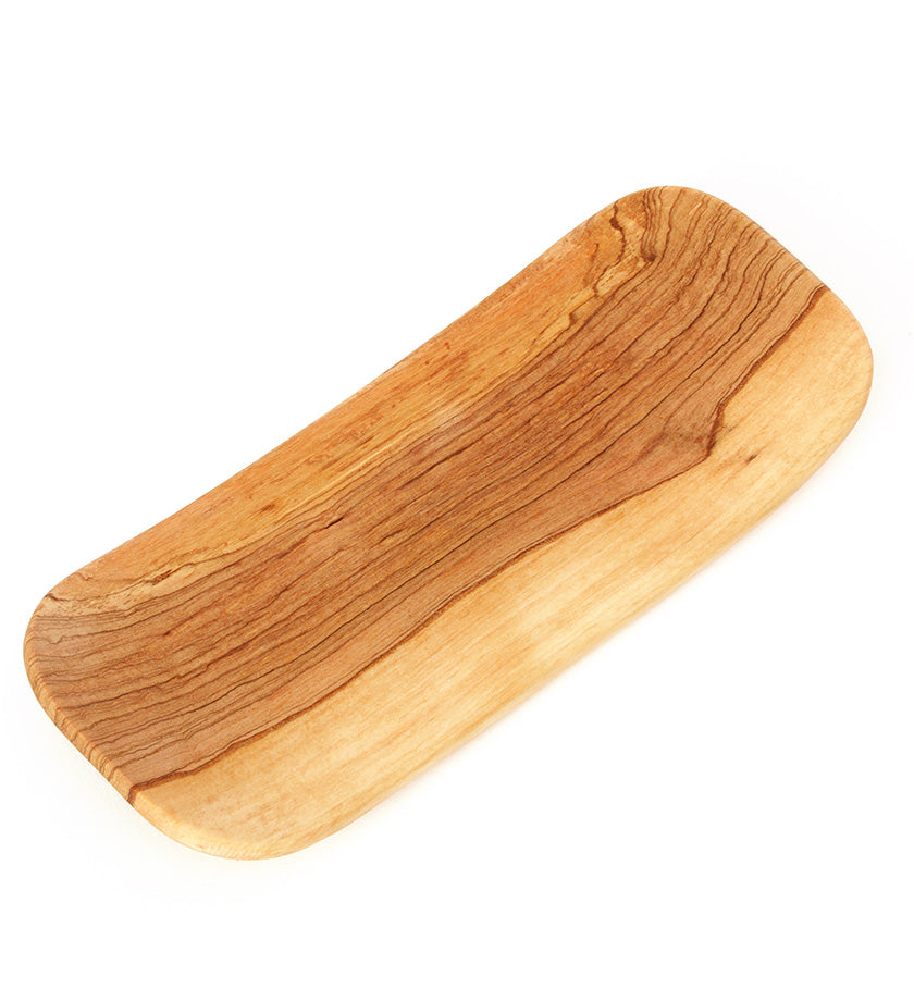 Simply Elegant Wild Olive Wood Butter Dish