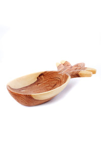 Olive Wood Pineapple Serving Bowl Default Title