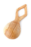 Set of Four Wild Olive Wood Eyelet Scoops Default Title